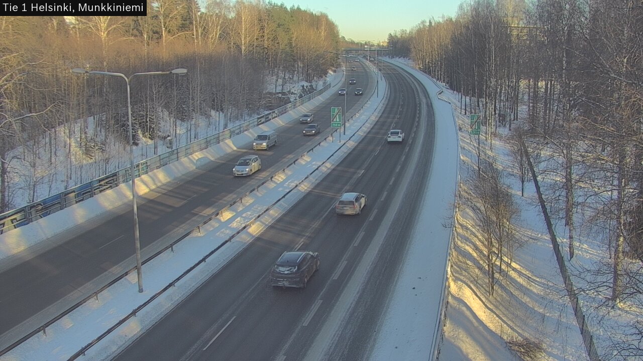 Weather Camera Image Road 1 Helsinki, Munkkiniemi, Helsinki, Uusimaa
