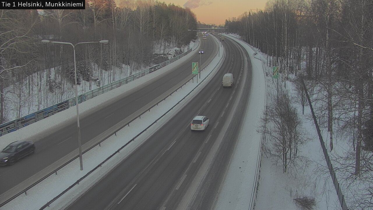 Weather Camera Image Road 1 Helsinki, Munkkiniemi, Helsinki, Uusimaa