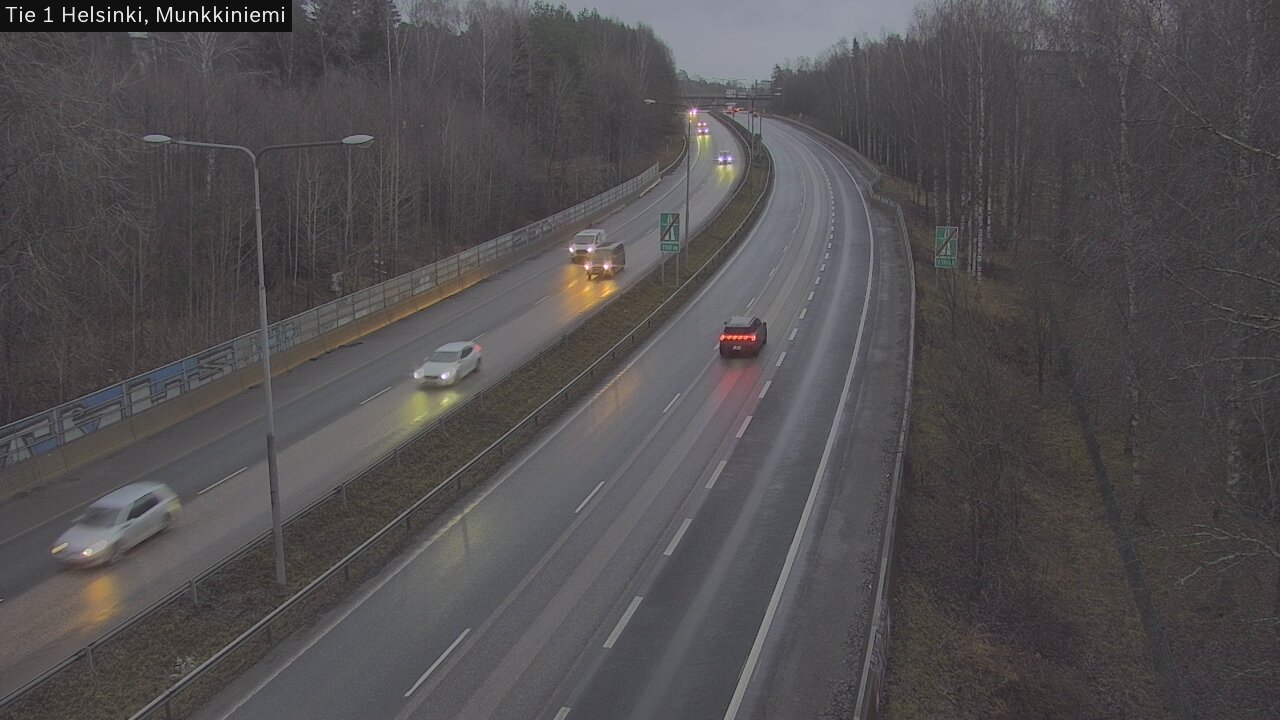 Weather Camera Image Väg 1 Helsingfors, Munksnäs, Helsinki, Uusimaa