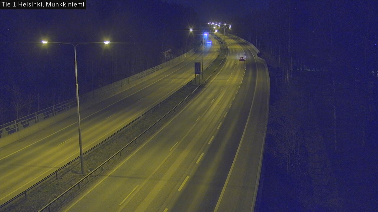 Weather Camera Image Road 1 Helsinki, Munkkiniemi, Helsinki, Uusimaa