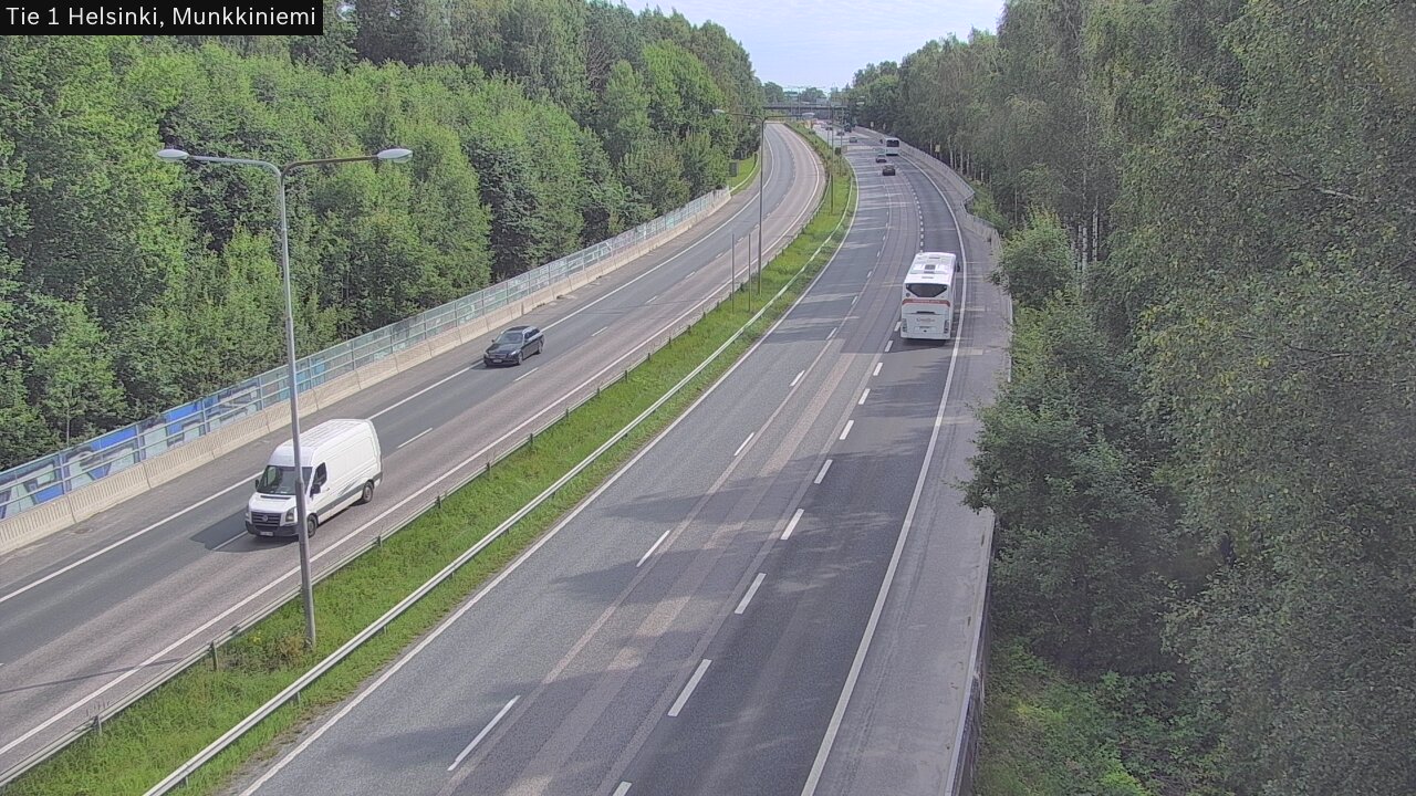 Weather Camera Image Road 1 Helsinki, Munkkiniemi, Helsinki, Uusimaa