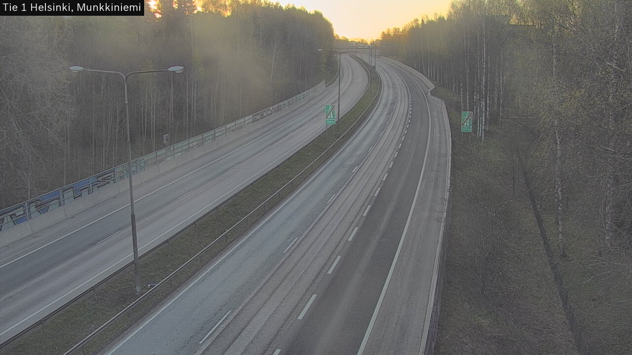 Weather Camera Image Väg 1 Helsingfors, Munksnäs, Helsinki, Uusimaa