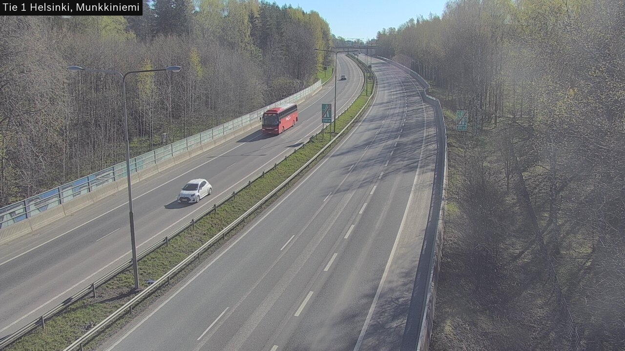 Weather Camera Image Väg 1 Helsingfors, Munksnäs, Helsinki, Uusimaa