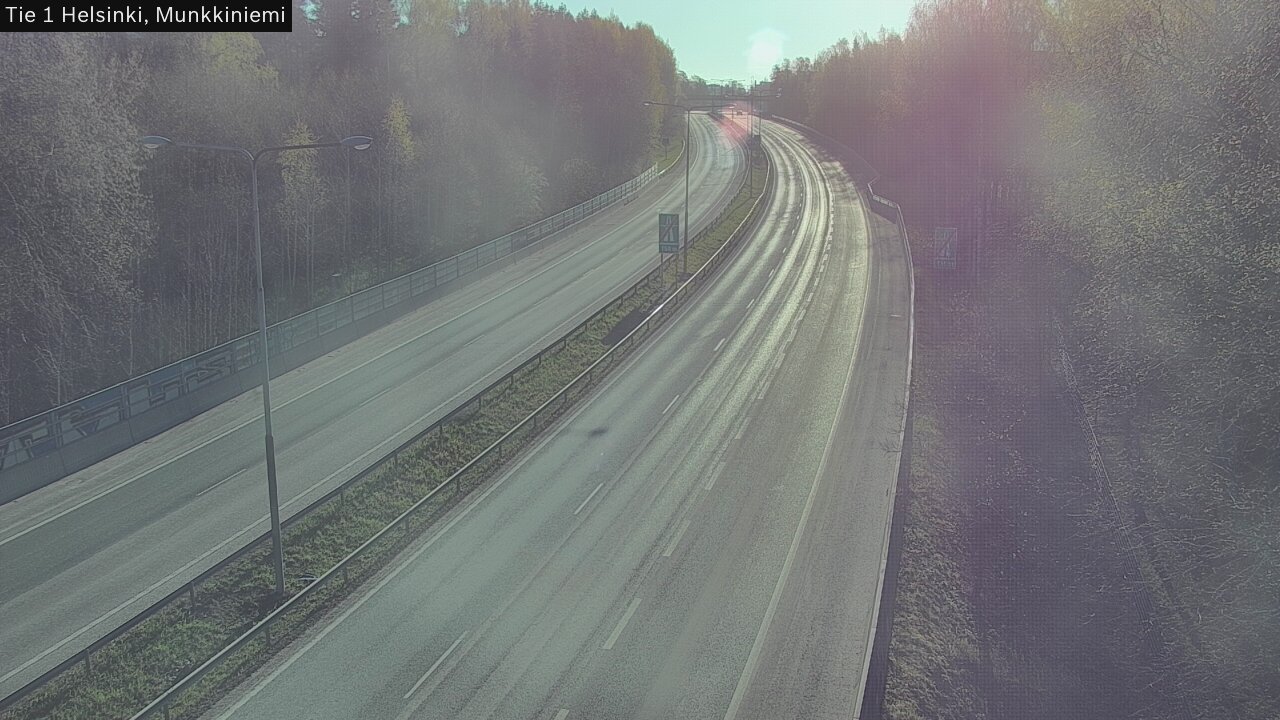 Weather Camera Image Väg 1 Helsingfors, Munksnäs, Helsinki, Uusimaa