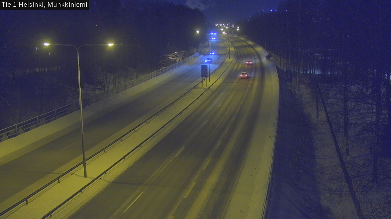Weather Camera Image Road 1 Helsinki, Munkkiniemi, Helsinki, Uusimaa