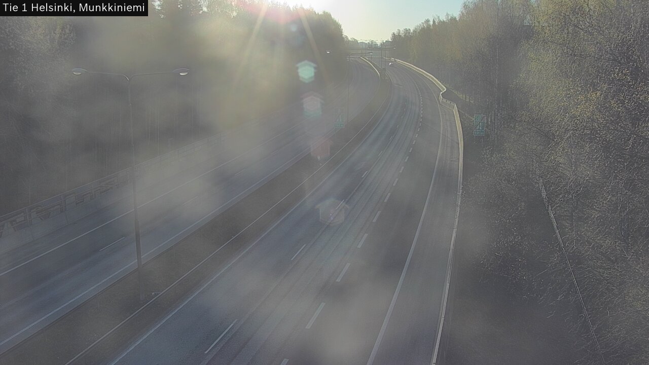 Weather Camera Image Väg 1 Helsingfors, Munksnäs, Helsinki, Uusimaa