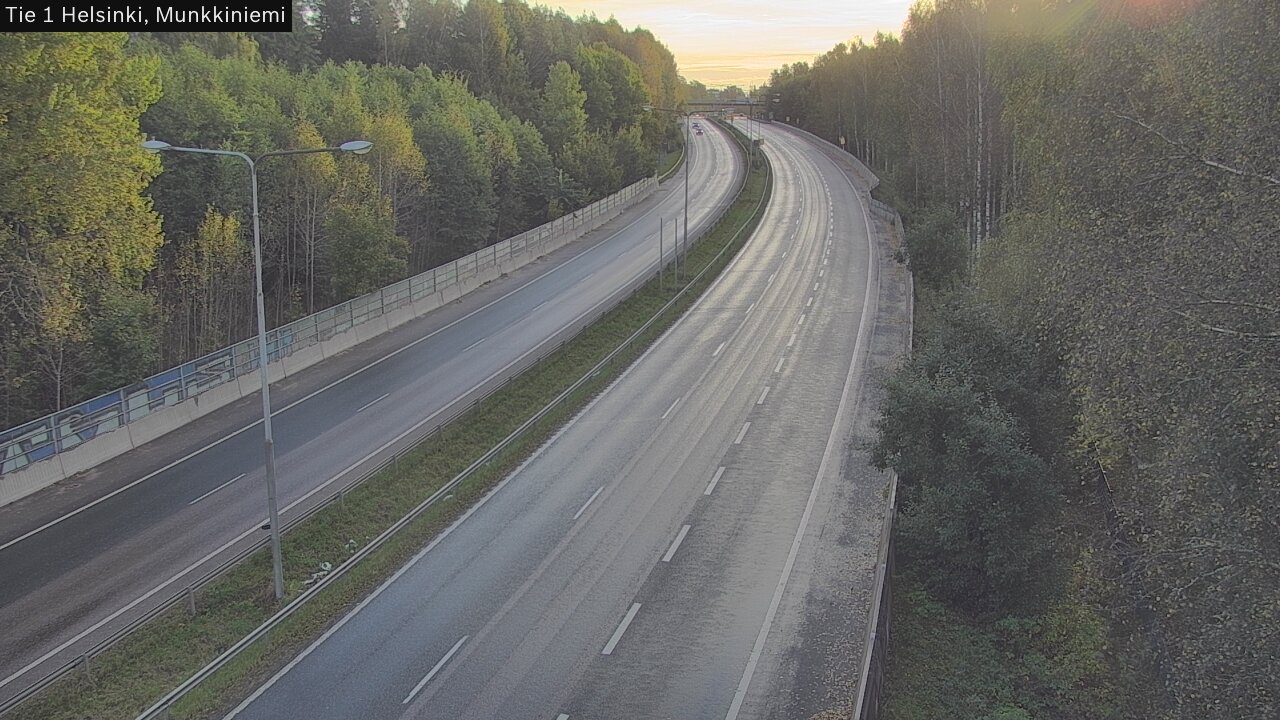Weather Camera Image Road 1 Helsinki, Munkkiniemi, Helsinki, Uusimaa