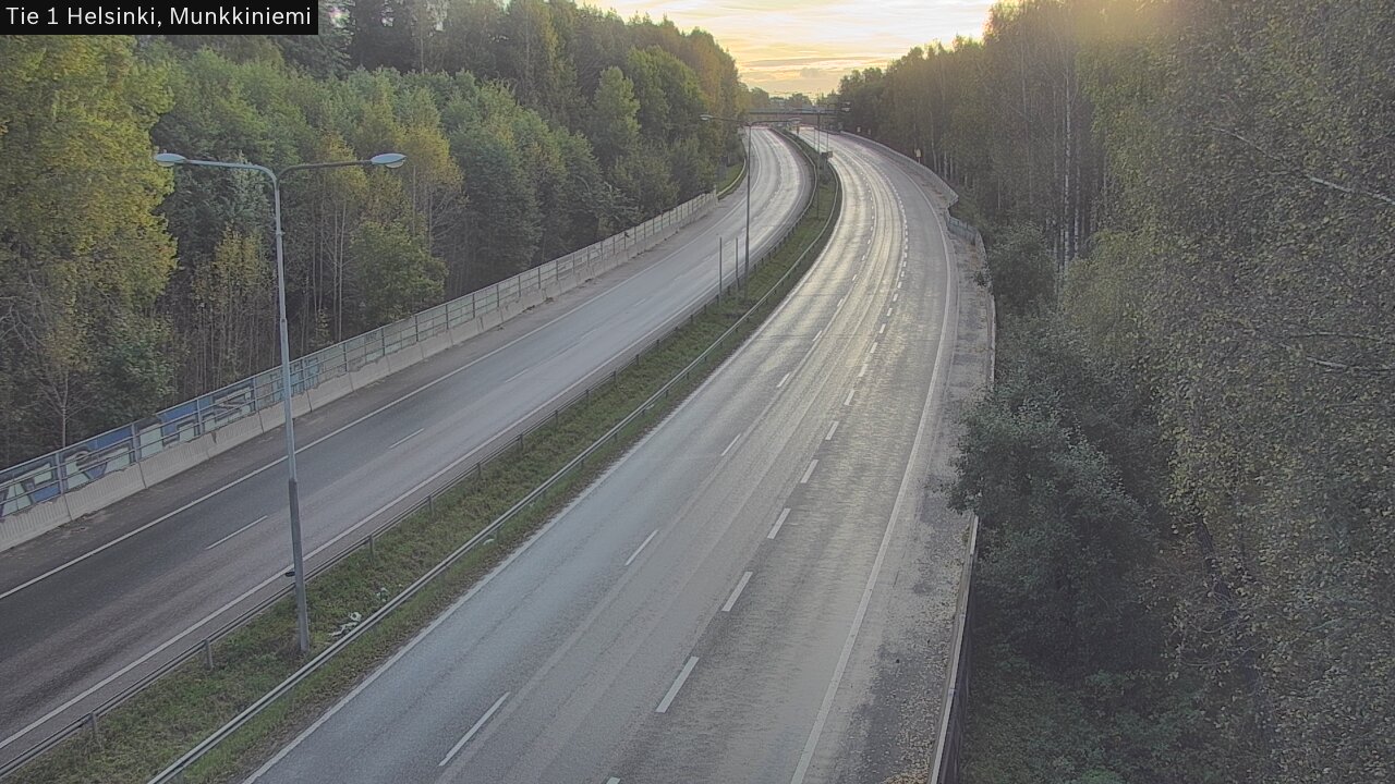 Weather Camera Image Road 1 Helsinki, Munkkiniemi, Helsinki, Uusimaa