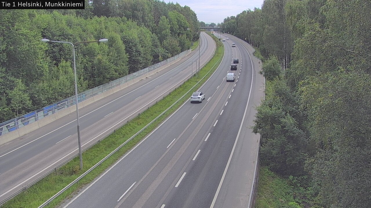 Weather Camera Image Road 1 Helsinki, Munkkiniemi, Helsinki, Uusimaa