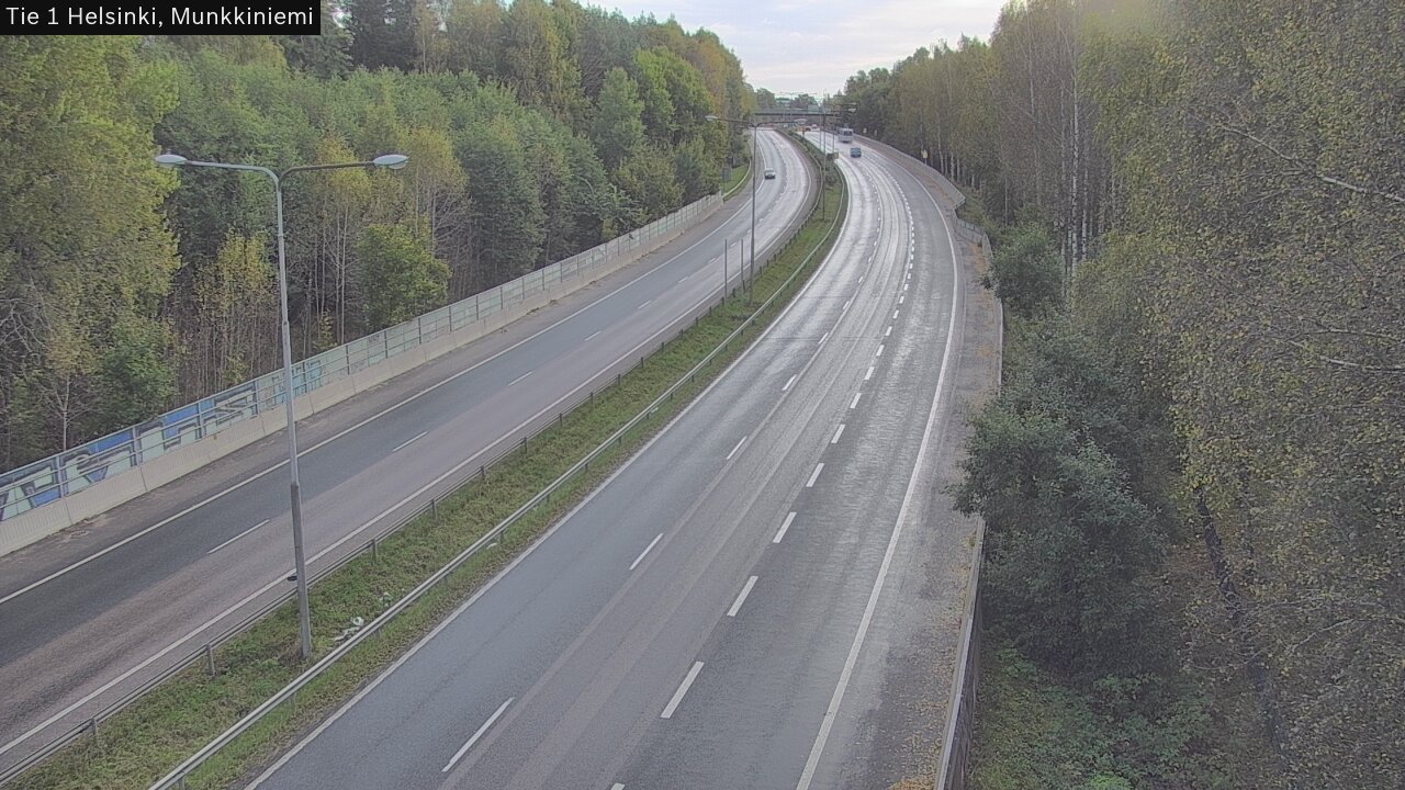 Weather Camera Image Road 1 Helsinki, Munkkiniemi, Helsinki, Uusimaa