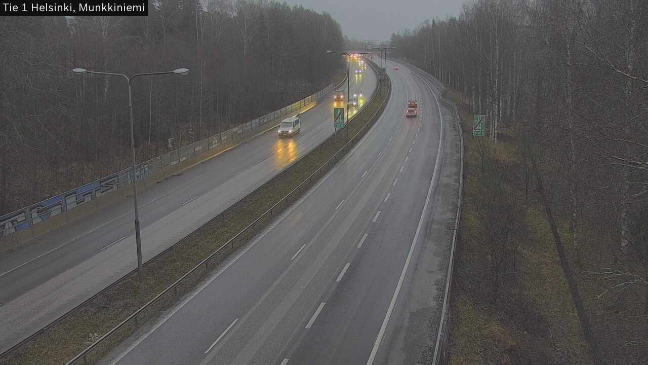 Weather Camera Image Väg 1 Helsingfors, Munksnäs, Helsinki, Uusimaa