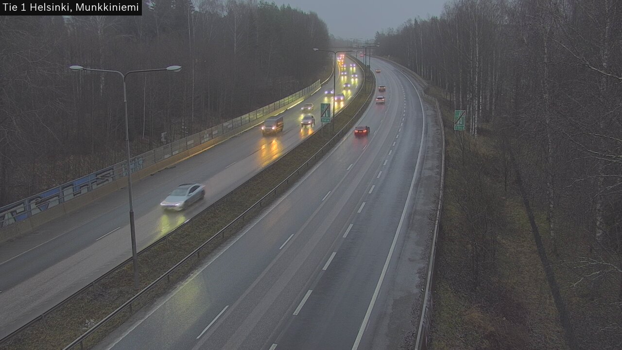 Weather Camera Image Väg 1 Helsingfors, Munksnäs, Helsinki, Uusimaa