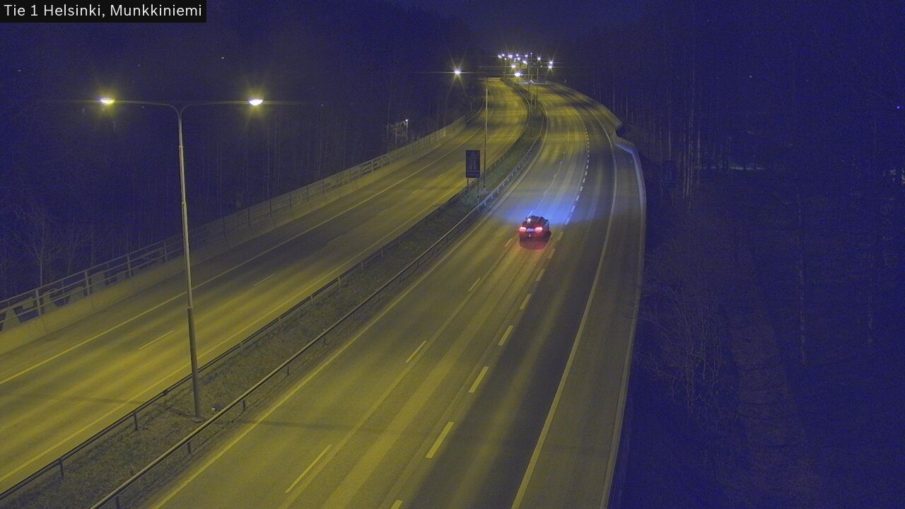 Weather Camera Image Road 1 Helsinki, Munkkiniemi, Helsinki, Uusimaa