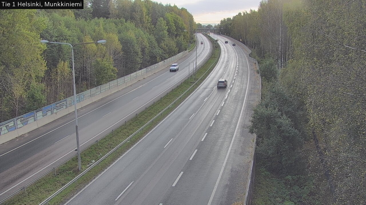 Weather Camera Image Road 1 Helsinki, Munkkiniemi, Helsinki, Uusimaa