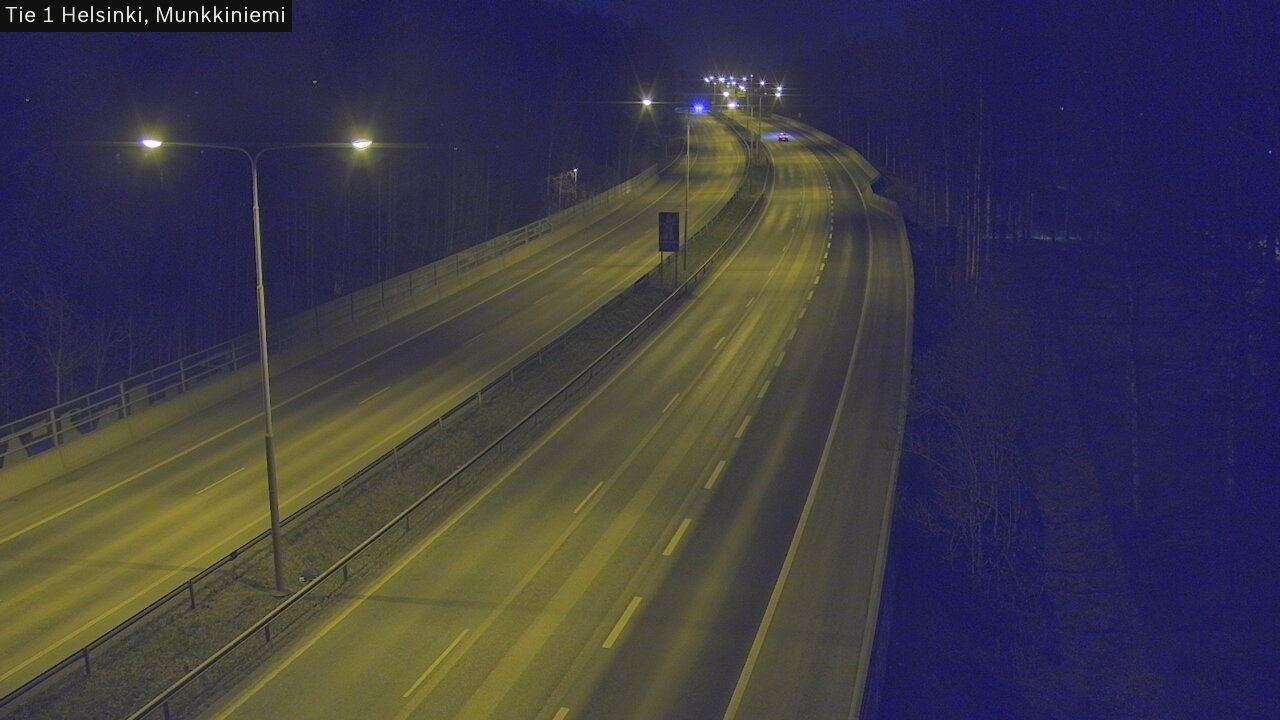 Weather Camera Image Road 1 Helsinki, Munkkiniemi, Helsinki, Uusimaa