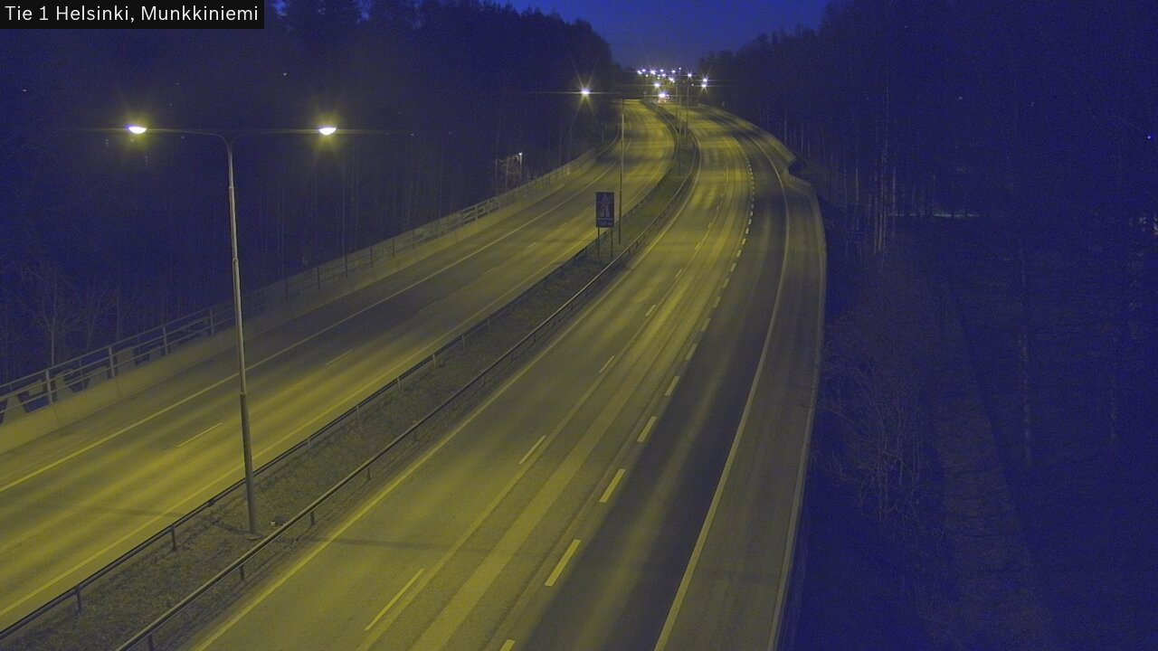 Weather Camera Image Väg 1 Helsingfors, Munksnäs, Helsinki, Uusimaa