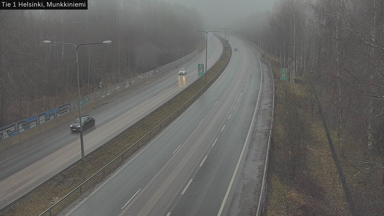 Weather Camera Image Väg 1 Helsingfors, Munksnäs, Helsinki, Uusimaa