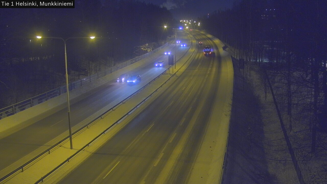 Weather Camera Image Road 1 Helsinki, Munkkiniemi, Helsinki, Uusimaa