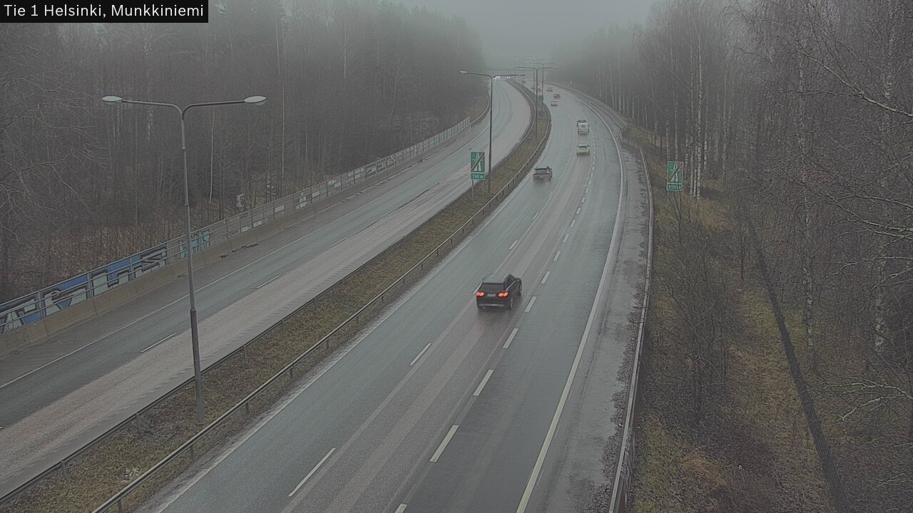 Weather Camera Image Väg 1 Helsingfors, Munksnäs, Helsinki, Uusimaa