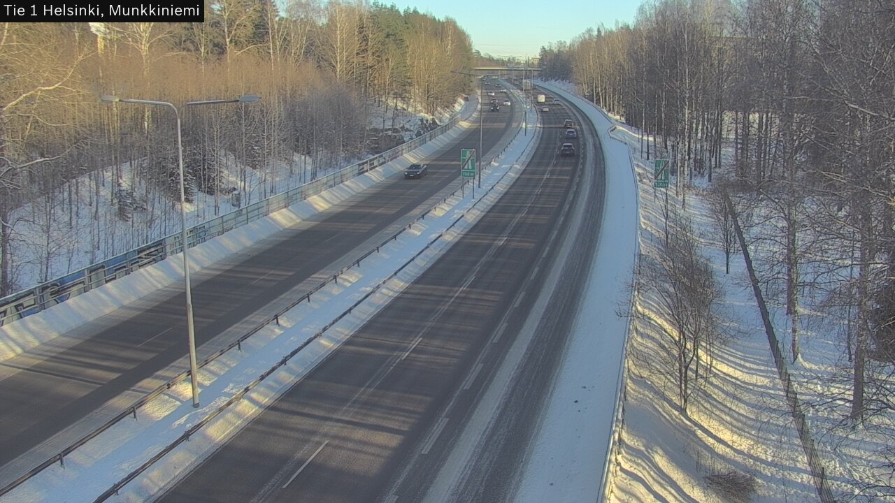 Weather Camera Image Road 1 Helsinki, Munkkiniemi, Helsinki, Uusimaa