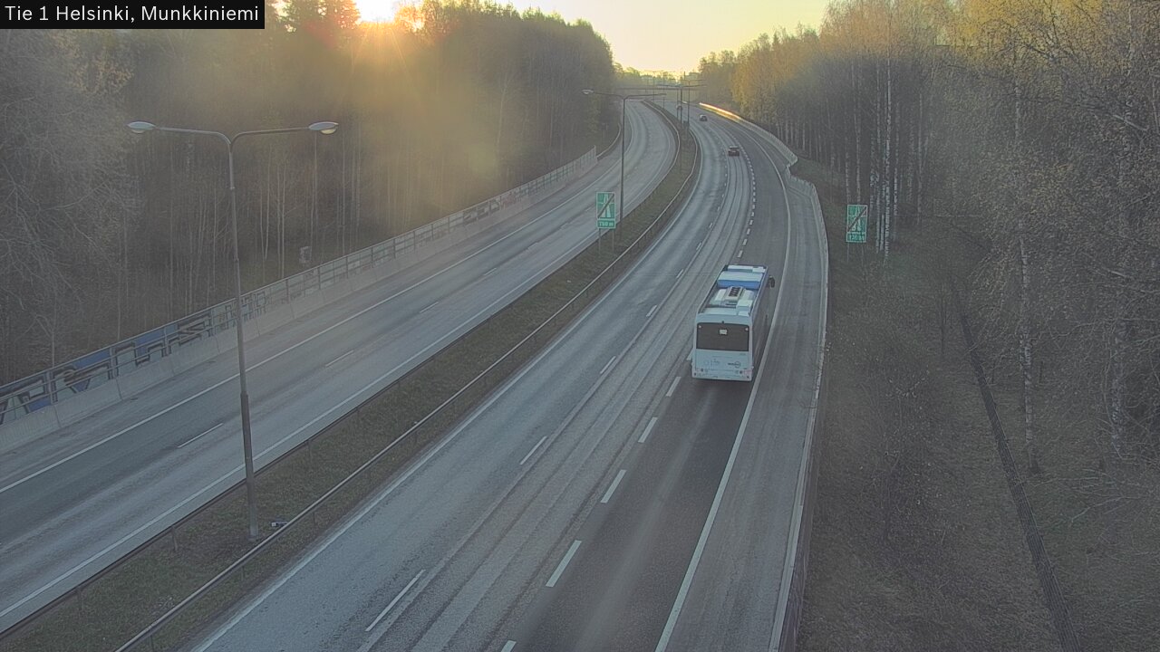 Weather Camera Image Väg 1 Helsingfors, Munksnäs, Helsinki, Uusimaa