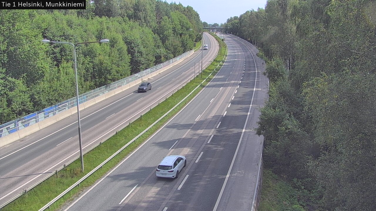 Weather Camera Image Road 1 Helsinki, Munkkiniemi, Helsinki, Uusimaa