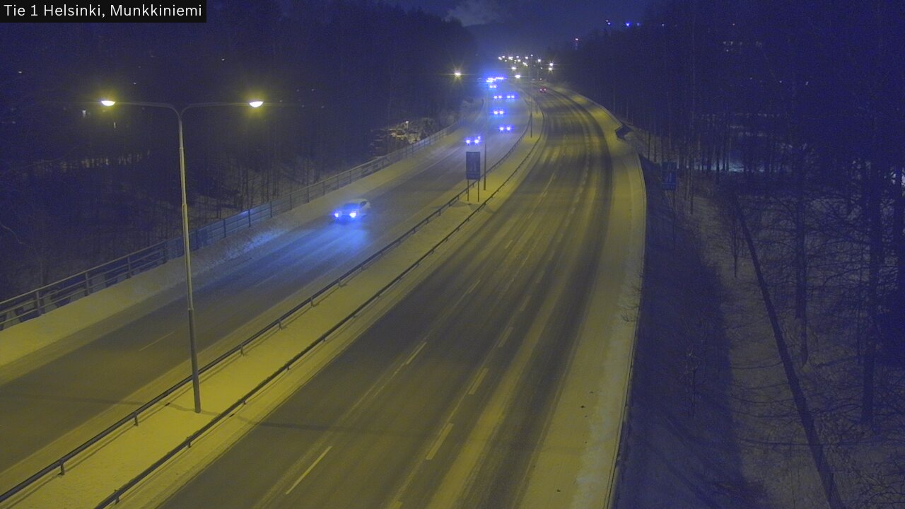Weather Camera Image Road 1 Helsinki, Munkkiniemi, Helsinki, Uusimaa