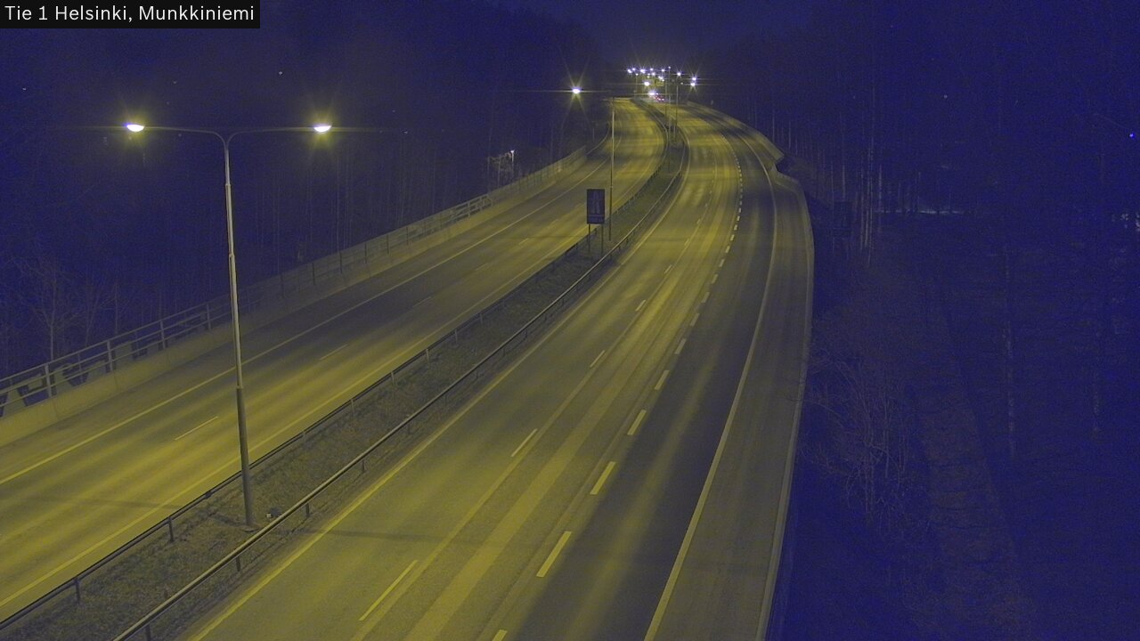 Weather Camera Image Väg 1 Helsingfors, Munksnäs, Helsinki, Uusimaa