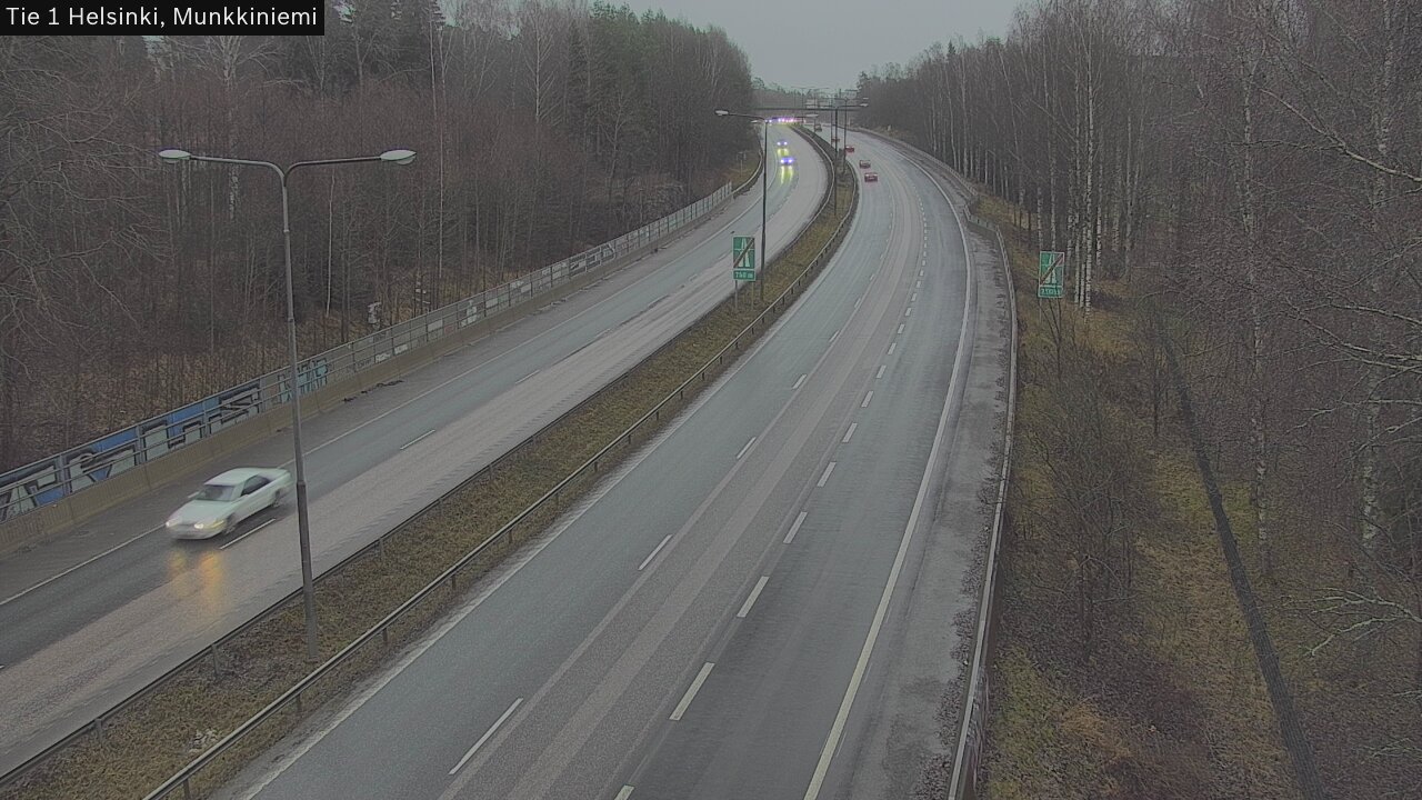 Weather Camera Image Väg 1 Helsingfors, Munksnäs, Helsinki, Uusimaa