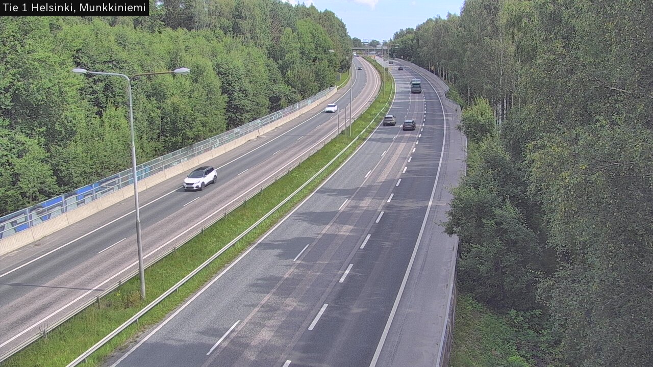 Weather Camera Image Road 1 Helsinki, Munkkiniemi, Helsinki, Uusimaa