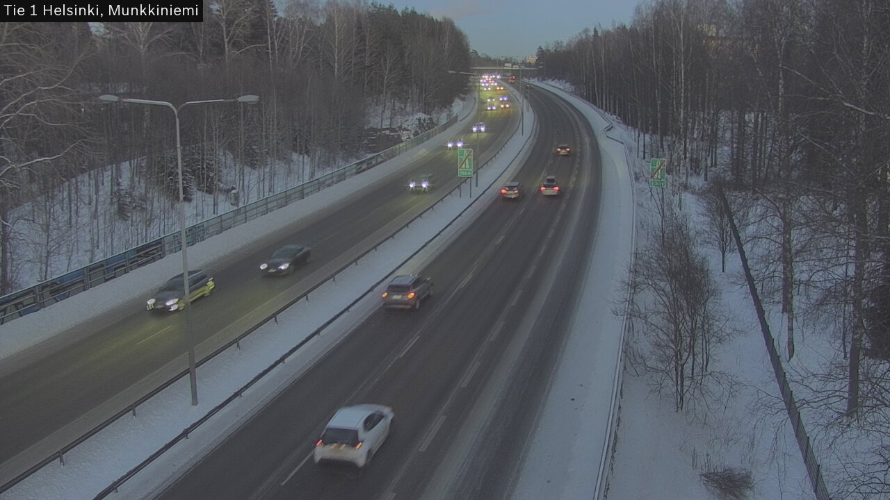 Weather Camera Image Road 1 Helsinki, Munkkiniemi, Helsinki, Uusimaa