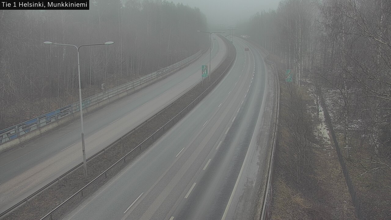 Weather Camera Image Road 1 Helsinki, Munkkiniemi, Helsinki, Uusimaa