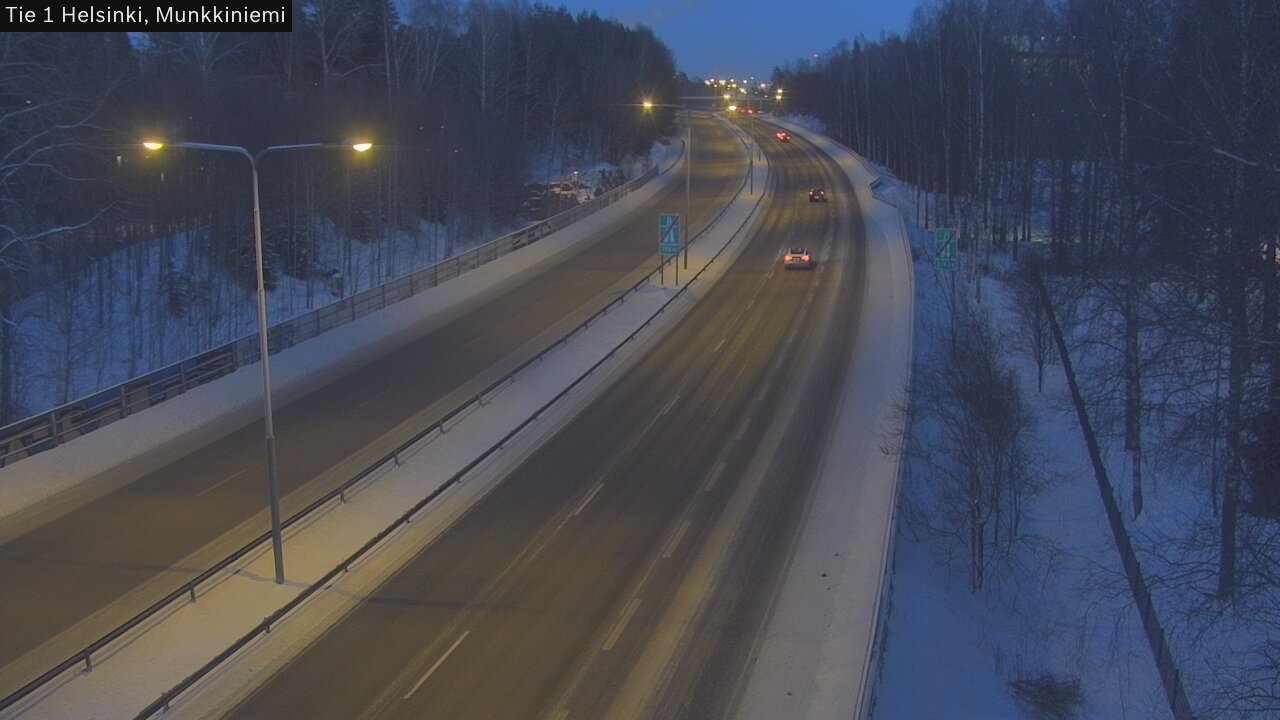 Weather Camera Image Road 1 Helsinki, Munkkiniemi, Helsinki, Uusimaa