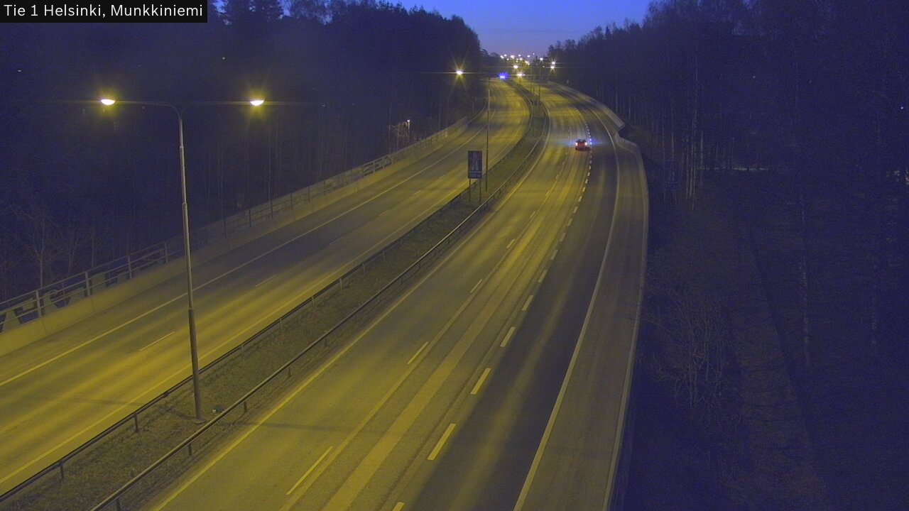 Weather Camera Image Väg 1 Helsingfors, Munksnäs, Helsinki, Uusimaa