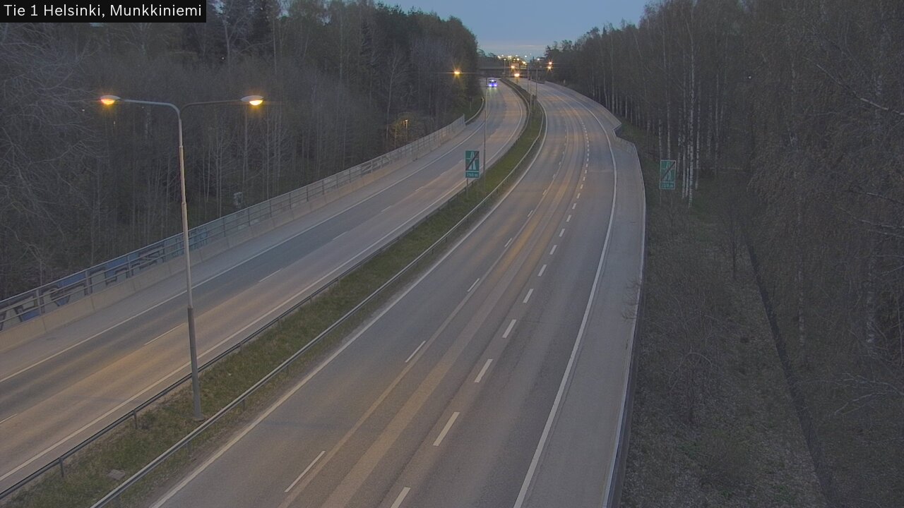 Weather Camera Image Road 1 Helsinki, Munkkiniemi, Helsinki, Uusimaa