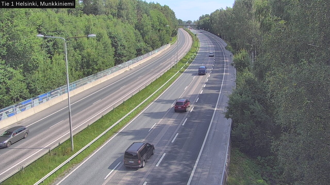 Weather Camera Image Road 1 Helsinki, Munkkiniemi, Helsinki, Uusimaa