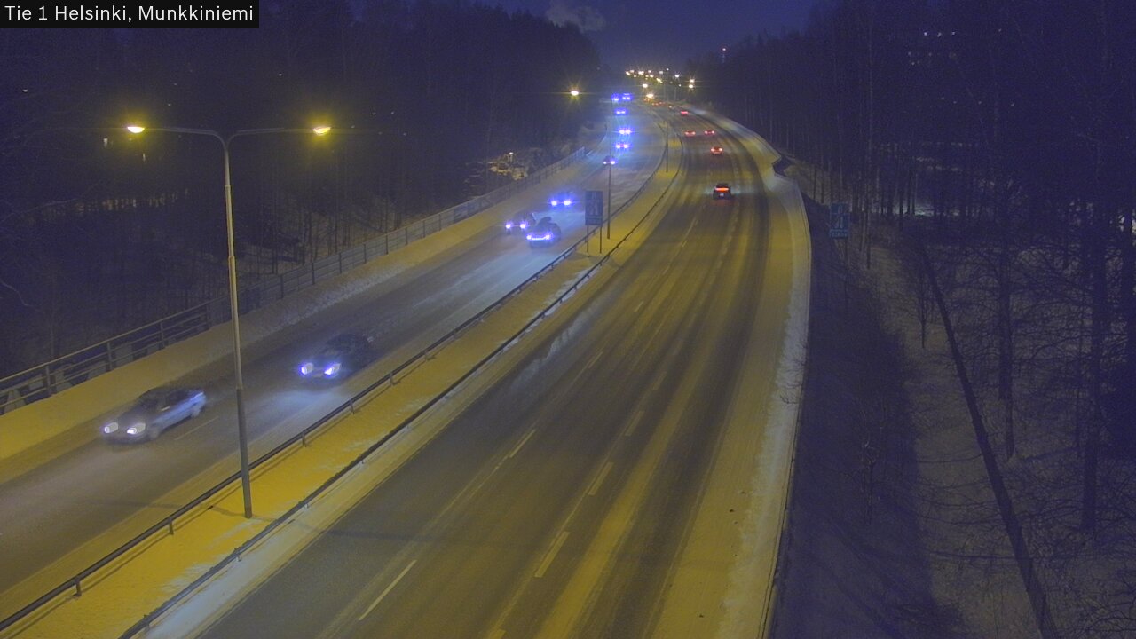 Weather Camera Image Road 1 Helsinki, Munkkiniemi, Helsinki, Uusimaa