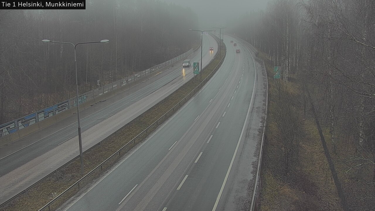 Weather Camera Image Väg 1 Helsingfors, Munksnäs, Helsinki, Uusimaa