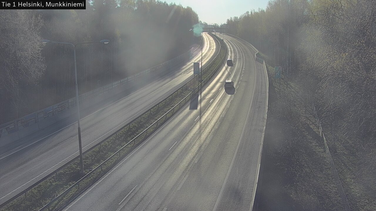 Weather Camera Image Väg 1 Helsingfors, Munksnäs, Helsinki, Uusimaa