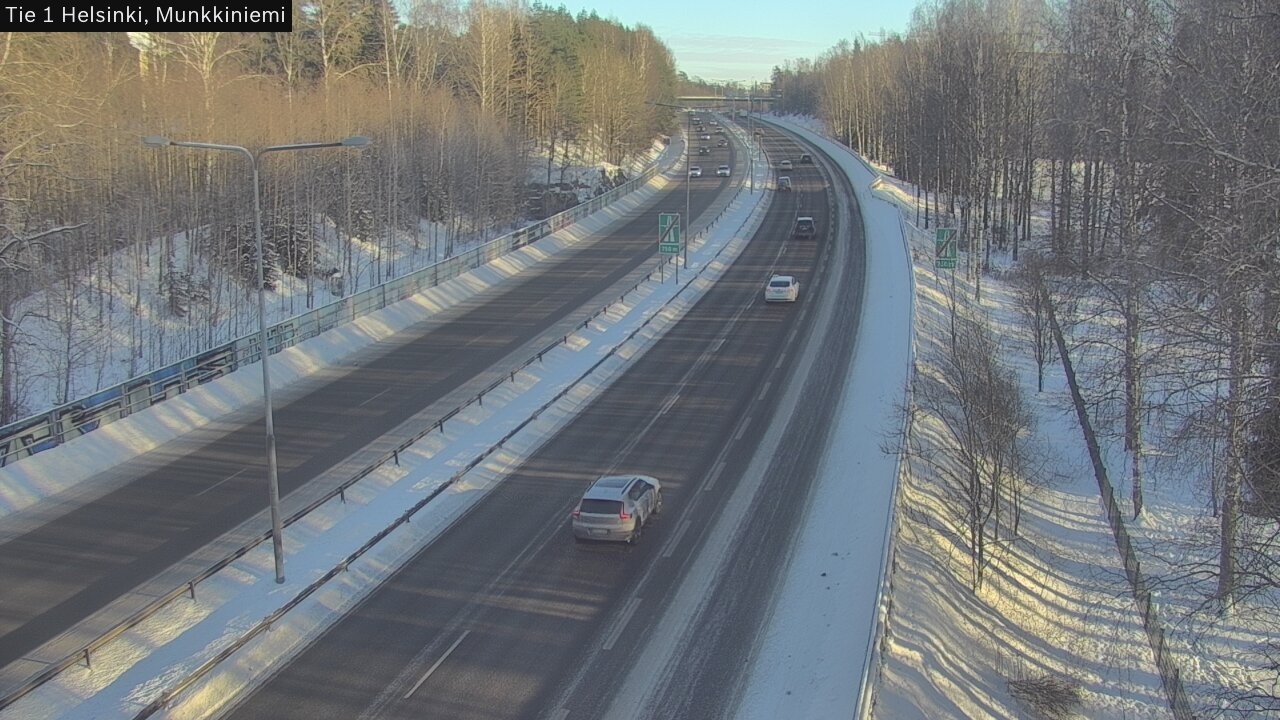 Weather Camera Image Road 1 Helsinki, Munkkiniemi, Helsinki, Uusimaa