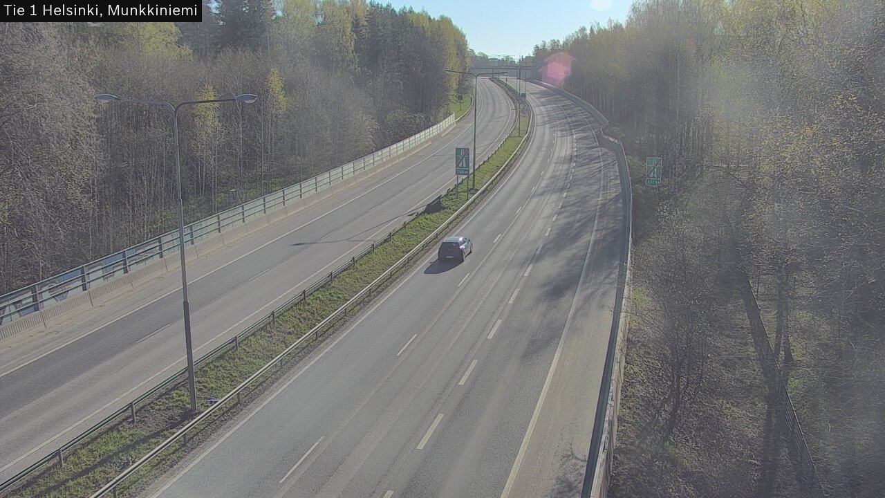 Weather Camera Image Väg 1 Helsingfors, Munksnäs, Helsinki, Uusimaa