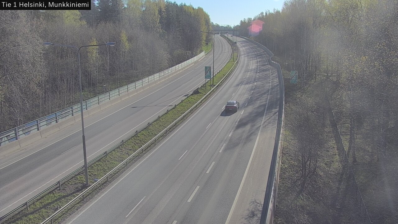 Weather Camera Image Väg 1 Helsingfors, Munksnäs, Helsinki, Uusimaa
