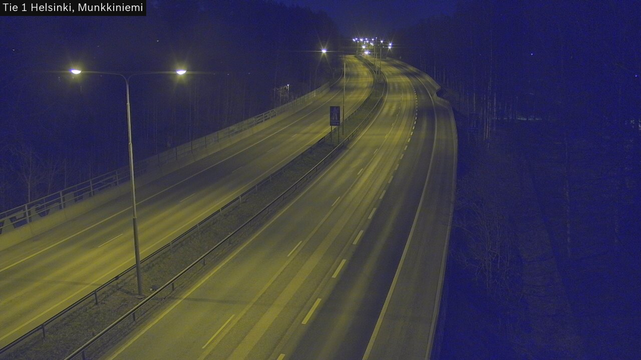 Weather Camera Image Väg 1 Helsingfors, Munksnäs, Helsinki, Uusimaa