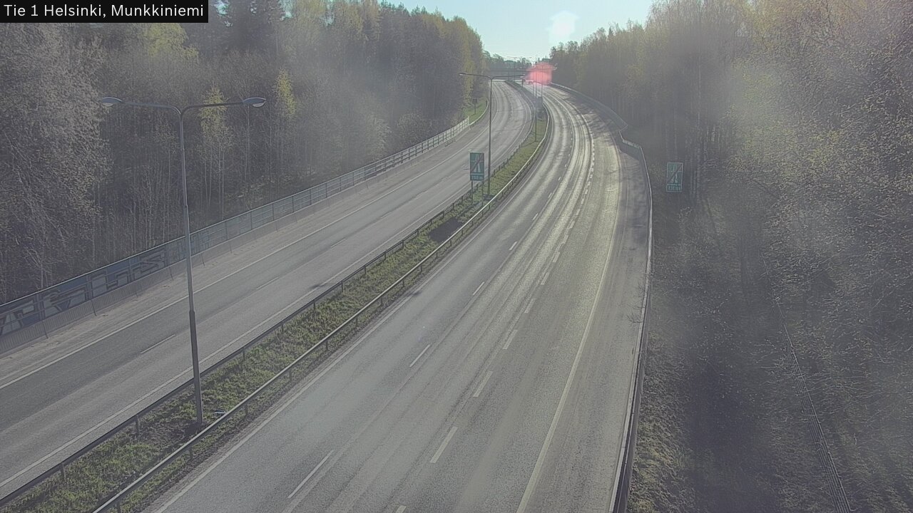 Weather Camera Image Väg 1 Helsingfors, Munksnäs, Helsinki, Uusimaa