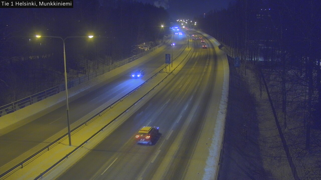 Weather Camera Image Road 1 Helsinki, Munkkiniemi, Helsinki, Uusimaa