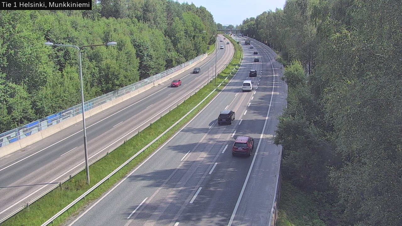 Weather Camera Image Road 1 Helsinki, Munkkiniemi, Helsinki, Uusimaa