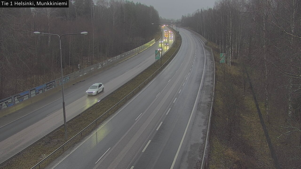 Weather Camera Image Väg 1 Helsingfors, Munksnäs, Helsinki, Uusimaa