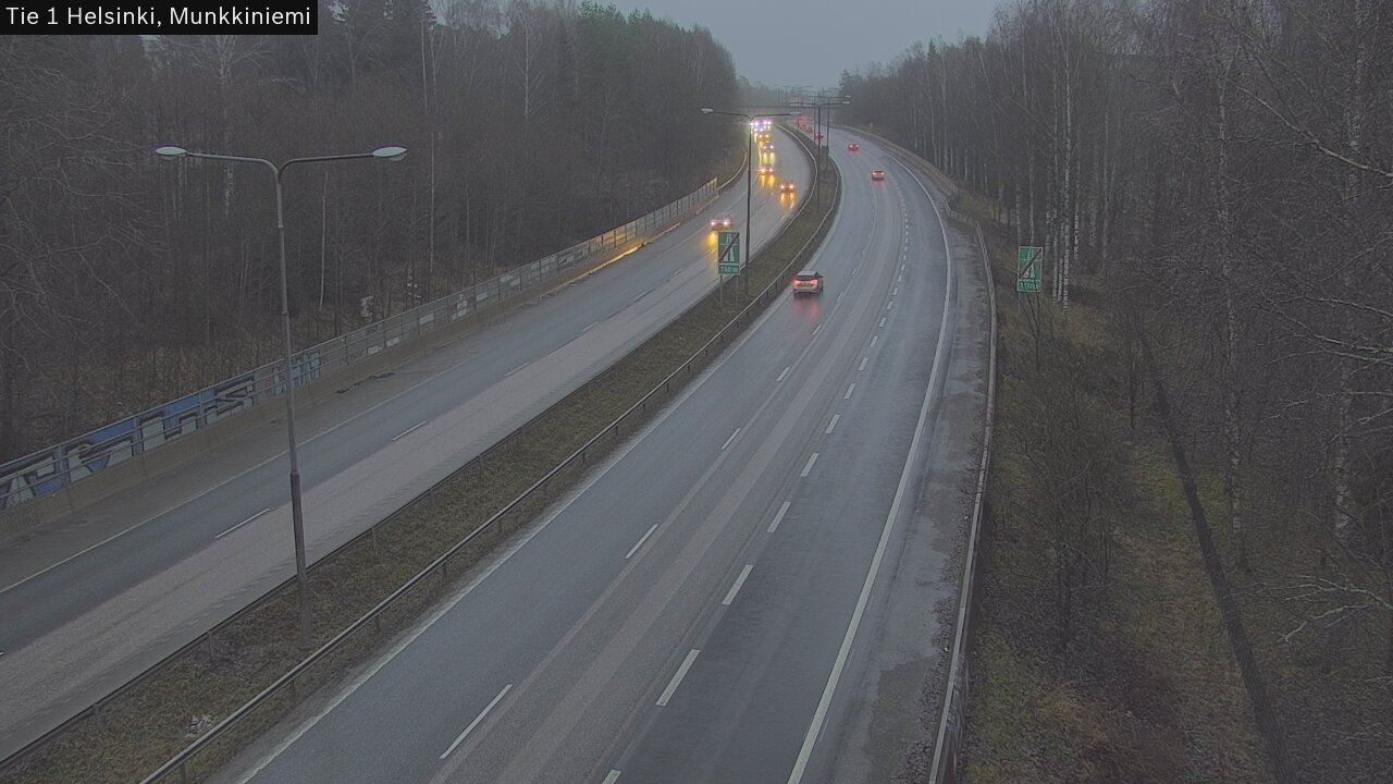 Weather Camera Image Väg 1 Helsingfors, Munksnäs, Helsinki, Uusimaa