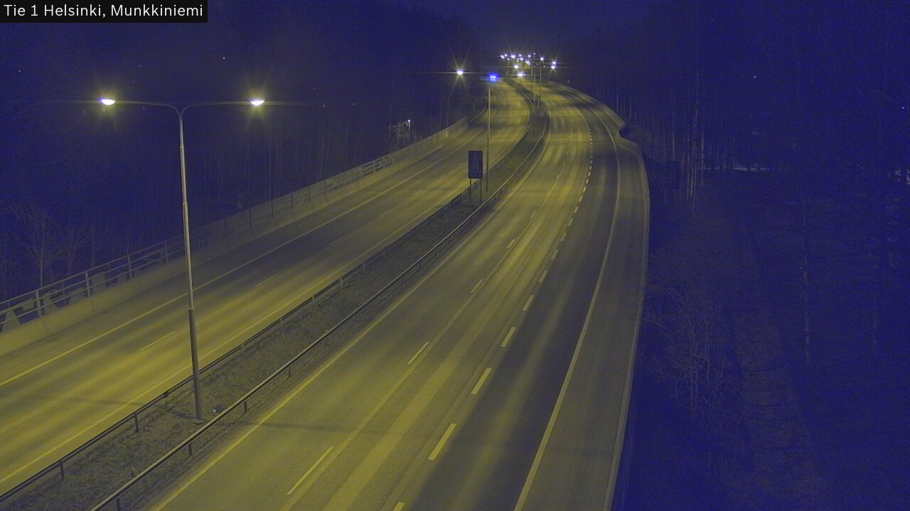 Weather Camera Image Road 1 Helsinki, Munkkiniemi, Helsinki, Uusimaa