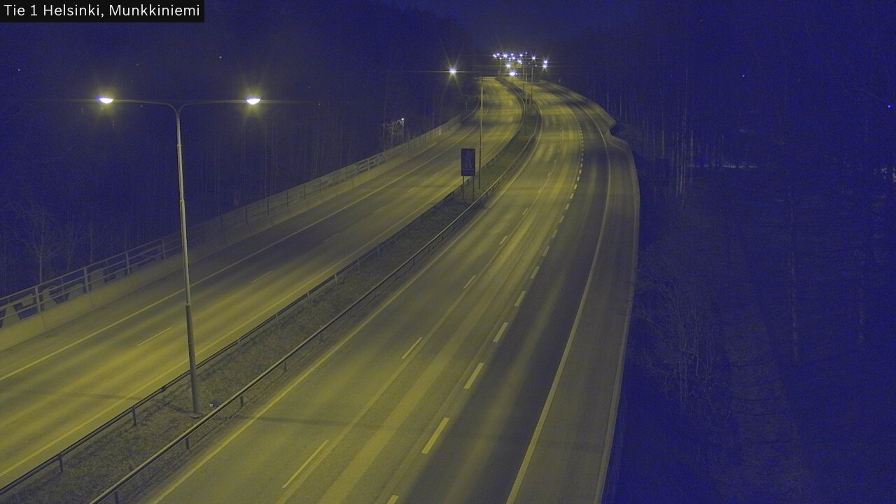 Weather Camera Image Väg 1 Helsingfors, Munksnäs, Helsinki, Uusimaa
